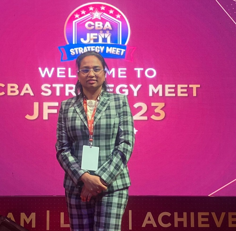 Sudha at the Tata AIA Strategy Meet 2023